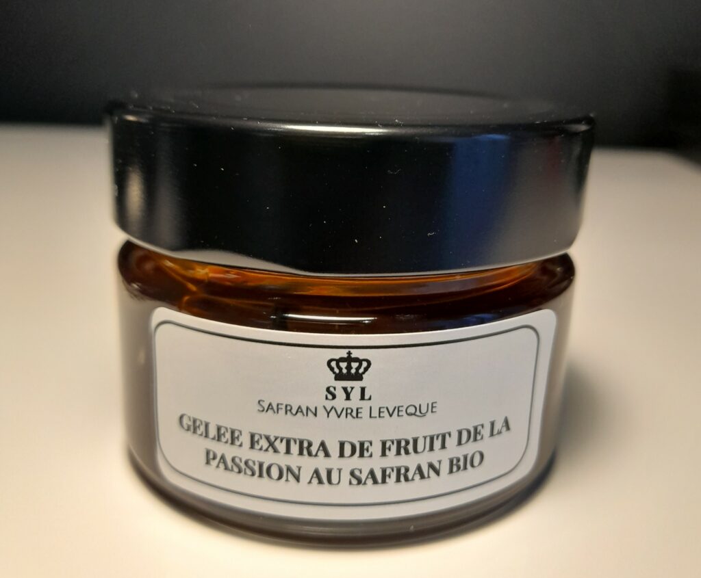 Gelée extra de fruit de la passion au Safran Safran